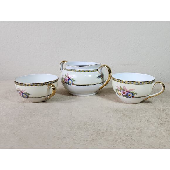 Noritake Juanita Tea Cup Sugar Bowl Porcelain Dinnerware Made Japan Vintage - Picture 6 of 14